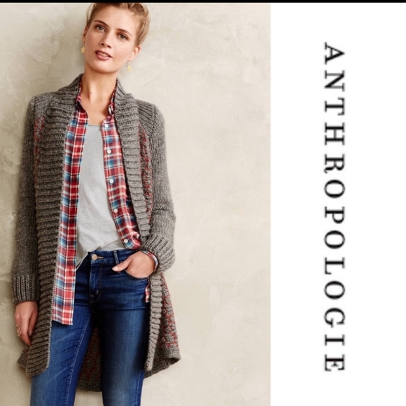 Anthropologie Sweaters - Moth from Anthropologie honeycomb stitch cardigan